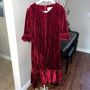 Dainty Jewells Girls Frosted Rose Dress 🥀 Sz. L